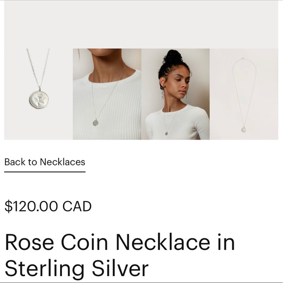 Wolf Circus - Rose Coin Necklace - Picture 7 of 7